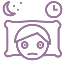 不眠イメージイラスト